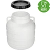 Ingelegde Groente Vat 30L - wit, handvatten - 2 ['vat voor kool', ' vat voor fermentatie', ' vat voor ingelegde groenten', ' ingelegde groente', ' kool', ' komkommers', ' vat met deksel']