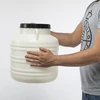 Ingelegde Groente Vat 30L - wit, handvatten - 9 ['vat voor kool', ' vat voor fermentatie', ' vat voor ingelegde groenten', ' ingelegde groente', ' kool', ' komkommers', ' vat met deksel']