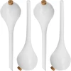 Irrigatieballen voor planten, wit doorschijnend met kurk, 400ml, 4 stuks - 7 