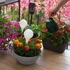 Irrigatieballen voor planten, wit doorschijnend met kurk, 400ml, 4 stuks - 9 ['bloemwaterdispenser', ' voor het water geven van bloemen', ' bloembevochtigers', ' bloemenirrigatie', ' plantenirrigatie', ' potirrigatoren', ' voor het water geven van bloemen', ' voor kamerplanten', ' irrigatiesysteem', ' waterdispenser voor potten', ' plantenballen', ' planten water geven', ' irrigatieballen met kurk']