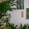 Kamertemperatuurmeter met gouden schaal (-10°C tot +50°C) 12cm - 6 ['binnen thermometer', ' kamertemperatuurmeter', ' thermometer voor binnen', ' huisthermometer', ' thermometer', ' houten kamertemperatuurmeter', ' thermometer met duidelijke schaal', ' thermometer om op te hangen', ' traditionele thermometer']