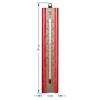 Kamertemperatuurmeter met gouden schaal (-40°C tot +50°C) 16cm mix - 2 ['binnen thermometer', ' kamertemperatuurmeter', ' thermometer voor binnen', ' huisthermometer', ' thermometer', ' houten kamertemperatuurmeter', ' thermometer met duidelijke schaal', ' thermometer met gouden schaal']