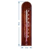 Kamertemperatuurmeter met patroon (-20°C tot +50°C) 18cm mix - 3 ['binnen thermometer', ' kamertemperatuurmeter', ' thermometer voor binnen', ' huistemperatuurmeter', ' thermometer', ' houten kamertemperatuurmeter', ' thermometer met duidelijke schaal', ' thermometer met versterkte capillair', ' thermometer met patroon', ' thermometer met afbeelding']
