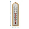 Kamertemperatuurmeter met zilveren schaal (-10°C tot +50°C) 16cm mix - 3 ['binnen thermometer', ' kamertemperatuurmeter', ' thermometer voor binnen', ' huisthermometer', ' thermometer', ' houten kamertemperatuurmeter', ' thermometer met duidelijke schaal', ' thermometer met zilveren schaal', ' thermometer om op te hangen', ' traditionele thermometer']
