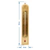 Kamerthermometer met gouden schaal (-10°C tot +60°C) 28cm mix - 5 ['binnen thermometer', ' kamerthermometer', ' thermometer voor binnen', ' huiskamerthermometer', ' thermometer', ' houten kamerthermometer', ' thermometer met duidelijke schaal', ' thermometer met gouden schaal', ' thermometer om op te hangen']