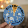 Kamerthermometer, vloeibaar-kristal, kinder Ø 11cm - 3 ['thermometer voor kinderkamer', ' kinderthermometer', ' thermometer voor babykamer', ' vloeibaar-kristal thermometer', ' zelfklevende thermometer', ' thermometer met grafische schaal']