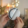 Kamerthermometer, vloeibaar-kristal, kinder Ø 11cm - 4 ['thermometer voor kinderkamer', ' kinderthermometer', ' thermometer voor babykamer', ' vloeibaar-kristal thermometer', ' zelfklevende thermometer', ' thermometer met grafische schaal']