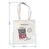Katoenen tas - hamkoker - 2 ['herbruikbare tas', ' ecologische tas', ' zonder plastic', ' boodschappentas', ' schoudertas', ' hamkoker', ' met hamkoker']