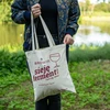 Katoenen tassen met opdruk - set mix 10 stuks - 7 