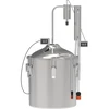 Klassieke Convex Distilleerder 30 L - 1 opvangbak - 2 ['Browin distilleerder', ' modulaire distilleerders', ' distilleerder met opvangbakken', ' modulaire distilleerder', ' opvangbakken voor distilleerder', ' zuivere distillaat', ' distilleerset', ' bolle deksel', ' convex deksel', ' distilleercontainer met deksel', ' distillatieset', ' uitbreidbare distilleerset', ' distillatie op verschillende warmtebronnen']