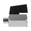 Kogelkraan 1/8 inch - 2 ['accessoires voor distilleerapparaten', ' modulaire distilleerapparaten', ' kop', ' reflux', ' kleppen voor distilleerapparaten']