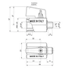 Kogelkraan 1/8 inch - 3 ['accessoires voor distilleerapparaten', ' modulaire distilleerapparaten', ' kop', ' reflux', ' kleppen voor distilleerapparaten']