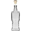 Kredensfles 700ml met kurk - 2 ['decoratieve glazen fles', ' fles met natuurlijke kurk', ' fles voor likeuren', ' fles voor sappen', ' decoratieve fles voor dranken', ' decoratieve fles voor likeuren', ' mooie fles met kurk', ' zelfgemaakte likeuren', ' zelfgemaakte sappen']