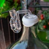 Kurk / kap voor ballonnen met smalle hals fi57mm - 4 ['kurk voor wijnballon', ' kurk met gat voor buis', ' kurk voor wijnfermentatie', ' kap voor ballon']
