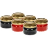 Lage pot 200ml - met gouden deksel fi 82/6, 6 stuks - 3 ['lage pot', ' glazen pot', ' pot 200ml', ' twist-off deksel', ' pot voor jam', ' opslagcontainer', ' zelfgemaakte conserven', ' pot voor haring', ' pot voor salade', ' pot voor dessert']