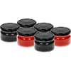 Lage pot 200ml - met zwarte deksel fi 82/6, 6 stuks - 3 ['lage pot', ' glazen pot', ' pot 200 ml', ' twist-off deksel', ' pot voor jam', ' opslagcontainer', ' zelfgemaakte conserven', ' pot voor haring', ' pot voor salade', ' pot voor dessert']
