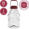 Lichte, onbreekbare wijnballon met handvat, 10 L - 5 ['wijnballon', ' wijnballon', ' onbreekbare ballon', ' plastic ballon', ' ballon 10 l', ' biercontainer', ' bierballon', ' fermentor', ' voor fermentatie', ' PET-ballon', ' ballon met brede opening', ' handvat voor ballon']