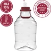 Lichte, onbreekbare wijnballon met handvat, 20 L - 5 ['fermentatiecontainer', ' fermentatievat', ' waarin fermenteren', ' wijnballon', ' bierballon', ' voor fermentatie', ' breedmondballon', ' petballon', ' plastic ballon', ' onbreekbare ballon', ' wijnballon', ' wijnnieuwigheid']