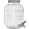 Limonadepot met kraantje - glas, 4 L - 7 