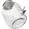 Limonadepot met kraantje - glas, 4 L - 3 ['limonadepot', ' drankpot', ' pot met kraantje', ' pot 4 liter met kraantje', ' glazen fles met kraantje', ' glazen fles voor dranken', ' drankpot', ' drankpot voor feest', ' pot met kraantje voor de tuin', ' limonade in de buitenlucht', ' zomerse verfrissing']
