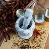 Marmeren keuken vijzel, grijs, ø 10,5 cm - 11 ['vijzel', ' vijzel met stamper', ' marmeren vijzel', ' stenen vijzel', ' vijzel van steen', ' keuken vijzel', ' vijzel voor kruiden', ' vijzel van marmer', ' decoratieve vijzel', ' keuken vijzel', ' vijzel voor kruiden', ' vijzel voor specerijen', ' elegante vijzel', ' mooie vijzel', ' grijze vijzel']