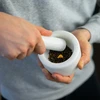 Marmeren keuken vijzel, wit, ø 10 cm - 13 ['vijzel', ' vijzel met stamper', ' marmeren vijzel', ' stenen vijzel', ' vijzel van steen', ' keuken vijzel', ' vijzel voor kruiden', ' vijzel van marmer', ' decoratieve vijzel', ' keuken vijzel', ' vijzel voor kruiden', ' vijzel voor specerijen', ' elegante vijzel', ' mooie vijzel', ' witte vijzel']