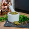 Marmeren keuken vijzel, wit, ø 10 cm - 14 ['vijzel', ' vijzel met stamper', ' marmeren vijzel', ' stenen vijzel', ' vijzel van steen', ' keuken vijzel', ' vijzel voor kruiden', ' vijzel van marmer', ' decoratieve vijzel', ' keuken vijzel', ' vijzel voor kruiden', ' vijzel voor specerijen', ' elegante vijzel', ' mooie vijzel', ' witte vijzel']