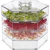 Meerlagige kiemtoren Niezłe Ziółko met radijszaad - 2 ['gezonde kiemen', ' thuis kiemen kweken', ' veganistisch product kiemen', ' kiemen kweken thuis', ' radijskiemen', ' kiemen kweken', ' radijszaad', ' kiemset met zaden', ' kiemtoren']