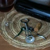 Metalen kurkentrekker - traditioneel - zilver - 5 ['kurkentrekker voor wijn', ' wijnopener', ' flesopener', ' kurkentrekker']