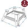 Mobiele Basis voor rookoven dragON 330275 - 6 ['basis voor elektrische rookoven dragON', ' mobiele basis voor elektrische rookoven dragON', ' basis met wielen voor elektrische rookoven dragON', ' extra accessoires voor rookoven dragON', ' rookoven op basis met twee wielen', ' rookoven Browin dragON 330275', ' extra uitrusting voor rookoven Browin', ' extra accessoires voor rookoven dragON', ' verplaatsbare basis voor rookoven dragON']