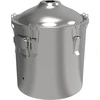 Modulaire distilleerder 18 L Munin convex - 5 ['distilleerset', ' roestvrijstalen distilleerder', ' distilleerapparaat', ' waterdistilleerder', ' gedestilleerd water', ' prismatische veren', ' Browin distilleerder', ' etherische oliën', ' alcohol distilleerders', ' condensor twee opvangbakken']