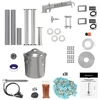 Modulaire distilleerder Convex 30 L elektrisch - Aabratek - 4 ['abratek', ' elektrische distilleerder', ' distilleerder met kijkglas', ' modulaire distilleerder', ' gerectificeerde spiritus', ' gedestilleerd water 95%', ' distillatie', ' koperen vulling', ' koperen prismatische veren', ' browin distilleerder']