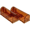 Muizenval – levend vangkooi, transparant, 2 stuks  - 1 