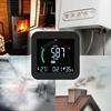 Multifunctionele luchtkwaliteitsensor - 8 ['luchtkwaliteitsensor', ' luchtsensor', ' luchtsensoren', ' luchtsensor', ' thermometer', ' vochtigheidsmeting', ' CO2-concentratie', ' kooldioxideconcentratie', ' CO2-sensor', ' wekker', ' klok met wekker', ' luchtcomfortniveau']