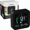 Multifunctionele luchtkwaliteitsensor - 5 ['luchtkwaliteitsensor', ' luchtsensor', ' luchtsensoren', ' luchtsensor', ' thermometer', ' vochtigheidsmeting', ' CO2-concentratie', ' kooldioxideconcentratie', ' CO2-sensor', ' wekker', ' klok met wekker', ' luchtcomfortniveau']