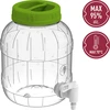 Multifunctionele pot met kraantje 3L - 5 ['pet pot', ' kunststof pot', ' plastic pot', ' multifunctionele pot', ' onbreekbare pot', ' pot met kraan', ' pot met kraantje', ' pot voor limonade', ' pot met deksel en kurk', ' citroenlimonade', ' limonade', ' punch', ' overgieten']