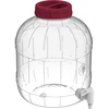 Multifunctionele pot met kraantje 8L - 2 ['pet pot', ' kunststof pot', ' plastic pot', ' multifunctionele pot', ' onbreekbare pot', ' pot met kraan', ' pot met kraantje', ' pot voor limonade', ' pot met deksel en kurk']