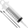 Nastrzykiwarka 100 ml + 2 igły ['wędliniarstwo', ' do mięs', ' strzykawka do mięs', ' igły ze stali nierdzewnej', ' igła do nastrzyku', ' do mięsa', ' do peklowania', ' niedopeklowanie', ' szare oczka w wędlinie']
