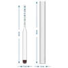 Nauwkeurige glazen alcoholmeter - 6 ['alcoholmeter', ' areometer voor alcoholmeting', ' alcoholindicator', ' voor distillaten', " voor wodka's"]