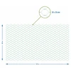 Net voor vogelbescherming, groen, 8 m x 14m - 7 ['bescherming tegen vogels', ' vogelnet', ' bescherming van fruitbomen', ' bescherming van struiken', ' vogels in de tuin', ' plantenbescherming', ' gewasbescherming', ' beschermnet', ' tuinoplossingen', ' plantenbescherming tegen vogels', ' camouflagenetten', ' netten voor bomen', ' spreeuwennetten', ' vogelnetten voor balkon', ' netten voor balkon', ' netten voor terras', ' beschermnet tegen vogels', ' net voor vogelbescherming']