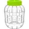 Nietłukący, wielofunkcyjny słoik, 3 L ['słoiki na przetwory', ' słoik', ' słoik na ogórki', ' na nalewki', ' słoik 3 l', ' słoik z atestem', ' słoik nietłukący', ' sloik uniwersalny', ' słoik wielofunkcyjny', ' słoik na przetwory', ' plastikowy słoik', ' słoik PET']