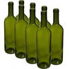 Olijfgroene wijnfles 0,75 L - verpakking van 8 stuks - 4 