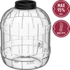Onbreekbare, multifunctionele pot met zwarte deksel, 15L - 4 ['potten voor conserven', ' pot', ' pot voor augurken', ' voor likeuren', ' pot 15 l', ' pot met certificaat', ' onbreekbare pot', ' universele pot', ' multifunctionele pot', ' pot voor conserven', ' plastic pot', ' pot van kunststof']