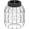 Onbreekbare, multifunctionele pot met zwarte deksel, 3L  - 1 ['potten voor conserven', ' pot', ' pot voor augurken', ' voor likeuren', ' pot 3 l', ' pot met certificaat', ' onbreekbare pot', ' universele pot', ' multifunctionele pot', ' pot voor conserven', ' plastic pot', ' pot van kunststof']