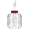 Onbreekbare, multifunctionele pot voor fermentatie, 5 L - 3 ['onbreekbare pot', ' plastic pot', ' kunststof pot', ' pot voor wijn', ' pot voor cider', ' voor wijnfermentatie', ' pot met fermentatiebuis', ' pot 5L']