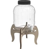 Onbreekbare pot 5L met kraan en tweezijdige houten standaard - 2 ['onbreekbare pot', ' plastic pot', ' pot voor limonade', ' pot voor punch', ' pot op standaard', ' pot met kraan', ' citroenlimonade', ' limonade', ' punch', ' sangria', ' pot op standaard', ' pot voor dranken', ' pot voor likeur', ' voor kerstthee', ' pot voor alcohol']