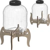 Onbreekbare pot 8L met kraan en tweezijdige houten standaard - 5 ['onbreekbare pot', ' plastic pot', ' pot voor limonade', ' pot voor punch', ' pot op standaard', ' pot met kraan', ' citroenlimonade', ' limonade', ' punch', ' sangria', ' pot op standaard', ' pot voor dranken', ' pot voor likeur', ' voor kerstthee', ' pot voor alcohol']