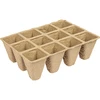 Papieren potten 4 x 4 x 4,5, set van 5 stuks  - 1 ['papieren potten', ' papieren pot', ' pot voor zaailingen', ' pot voor kruiden', ' pot voor kruiden', ' hoes van papierpulp', ' papieren hoes', ' potten voor stekken', ' papieren potten voor zaailingen', ' pot voor zaden', ' pot voor zaden']