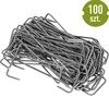 Pinnen voor landbouwdoek, stalen L-type - 100 stuks - 4 ['voor het bevestigen van landbouwdoek', ' pinnen voor landbouwdoek', ' ankers voor landbouwdoek', ' L-pinnen', ' voor molengaas', ' pin voor landbouwdoek']