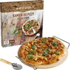 Pizzasteen met handvat en mesje, van cordieriet, rond 33 cm - 7 ['cadeau', ' zelfgemaakte pizza', ' voor het bakken van pizza', ' voor het serveren van pizza', ' voor het bakken van brood', ' voor het bakken van broodjes']